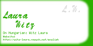 laura witz business card